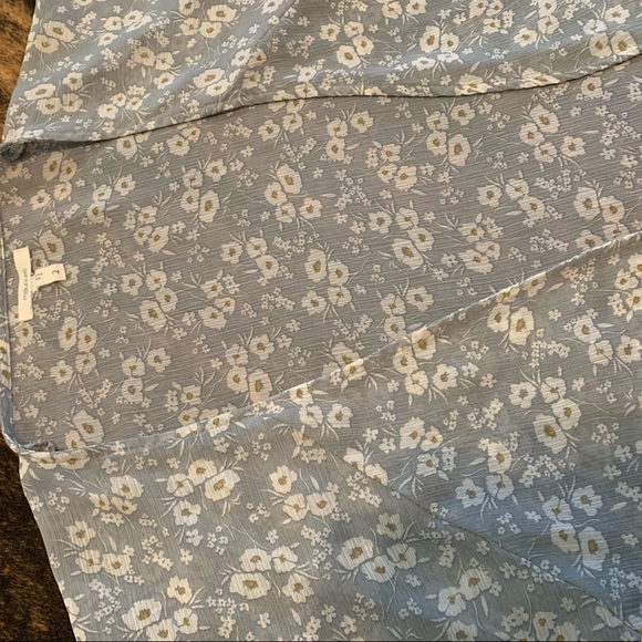 Maurice size 2 (plus) blue with floral cover up/cardigan crochet lace detail - Picture 4 of 6